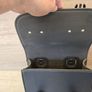 Motorcycle Leather Saddle Bag, Removable Waterproof Black Universal Motorcycle Side Pockets with 2 Mounted Straps Image 9