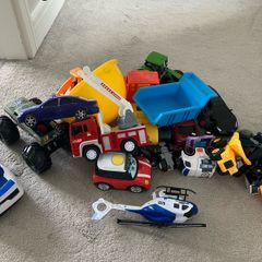 Selection of books and toys