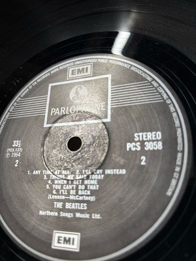 The Beatles vinyl lp.    Irish pressing