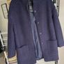 Dunnes Stores Wool Coat Size 10 Navy Image 3