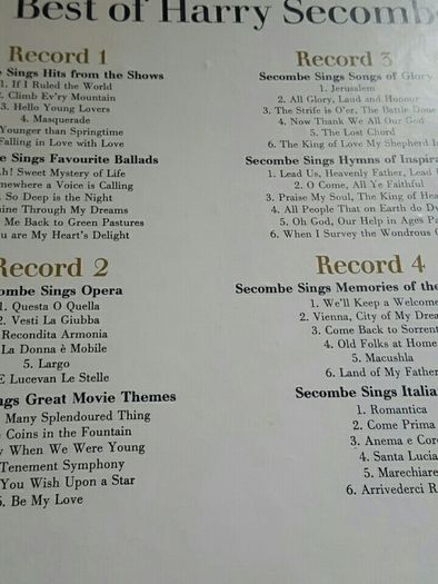 record Harry secombe boxset