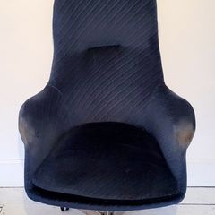 Mid-century high back desk chair