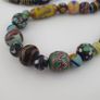 Antique Venetian Style Mix Glass Beads Necklace Image 10