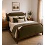 Beautiful solid antique superking bed Image 5