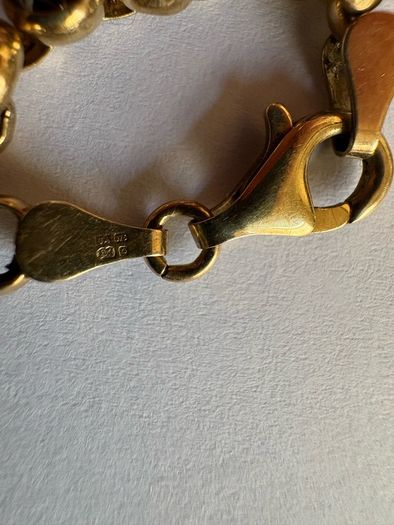 9k gold T bar chain / necklace