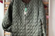 jacket Bnwt Benetton khaki jacket size 12