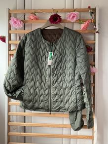 jacket Bnwt Benetton khaki jacket size 12