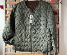 jacket Bnwt Benetton khaki jacket size 12