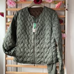 jacket Bnwt Benetton khaki jacket size 12