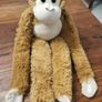 Cheeky Monkey Brown 75cm Soft Plush Toy Image 2