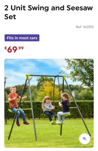 kids swing set
