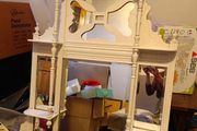 vintage over mantle mirror