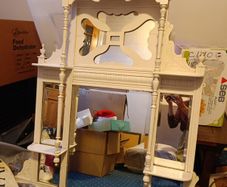 vintage over mantle mirror