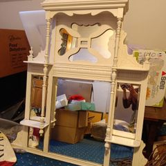 vintage over mantle mirror