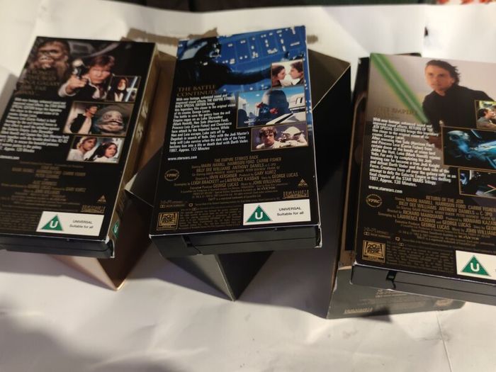 Star Wars Trilogy VHS Video Boxset 1997