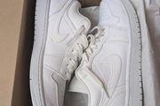 Air Jordan 1 Low "Triple White" sneakers