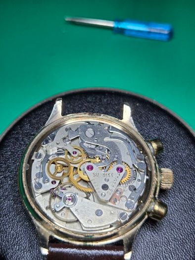 Poljot Vintage Chronograph Euro 1992 Sweden Commemorative