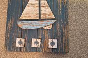 Nautical timber wall hanging