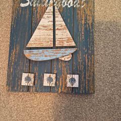Nautical timber wall hanging