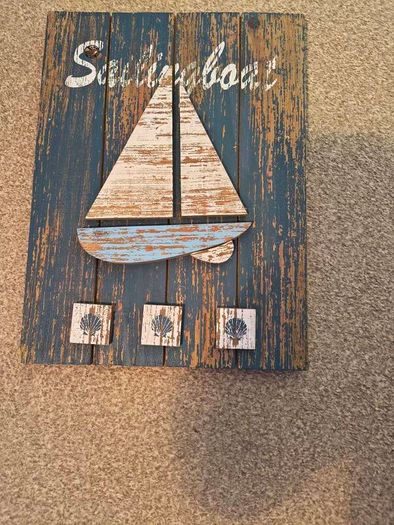 Nautical timber wall hanging