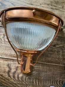 Copper Wall Light