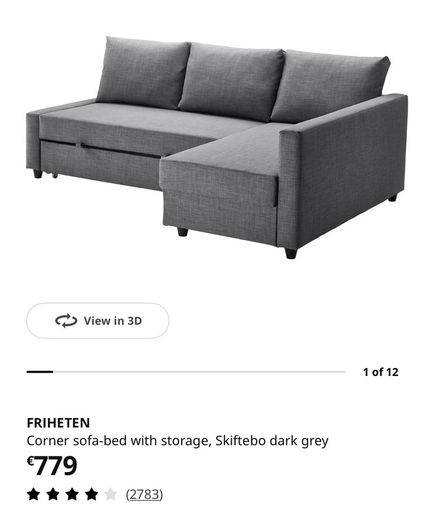 Ikea Friheten Corner Sofa-bed