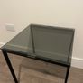 Side Table smoked black glass Image 2