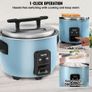 Commercial Rice Cooker, 50-Cup Rice Cooker, 10 Liter Large Rice Cooker and Warmer with Nonstick Inner Pot, Fast Cooking and 24-Hour Keep Warm Image 2