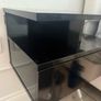2 Black High Gloss Floating Bedside Tables Image 2