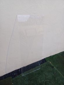 Perspex Clear sheet 121 cm x 46,5 cm