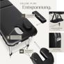 2-Zone Massage Table, Folding, Height Adjustable, Aluminium Massage Image 3