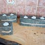 Handmade Reclaimed Wood Tealight Holders, Hard Wax Oil Set (+ 6 LED Lights) Image 4