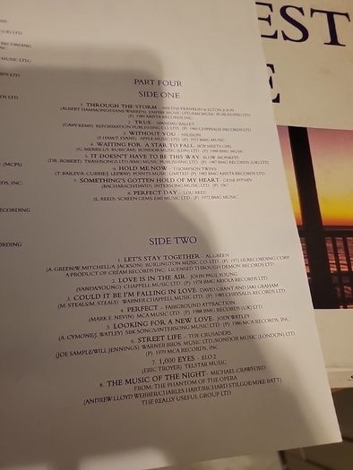 The greatest love 4 vinyl boxset