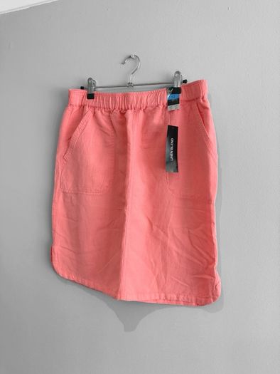 New Dunnes Stores Coral Linen Skirt