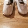Ladies white lace up shoe Image 4