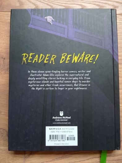 Bad Dreams In The Night hardback book