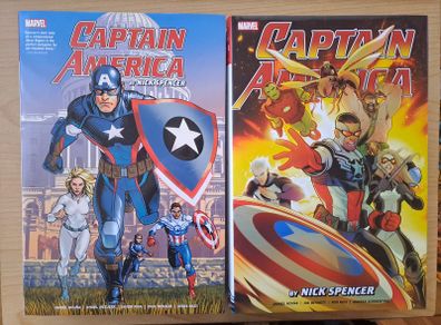 Captain America by Nick Spencer Omnibus Set Vol. 1 and 2
