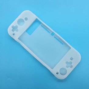 Silicone Rubber Gel Console Protective Skin Soft Case Cover For Nintendo Switch White