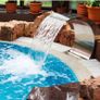 Pool Water Fountain Stainless Steel Pond Garden Swimming Pool Waterfall Fountain Image 3