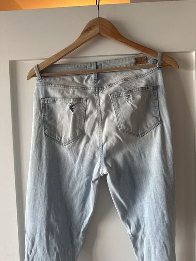 Paige distressed skinny jeans