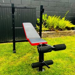Weights Bench with Leg Curl