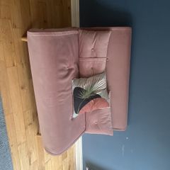 Velvet sofa bed