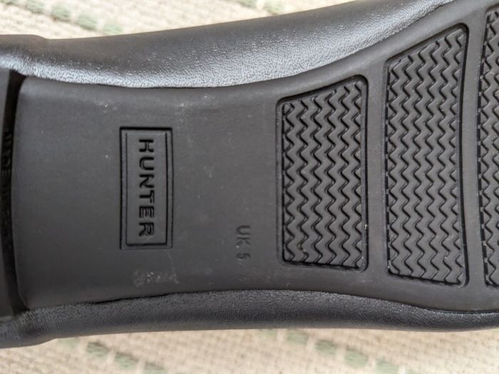 Hunter Original Tour Wellies - Womens Ballet Flats Black size 5UK