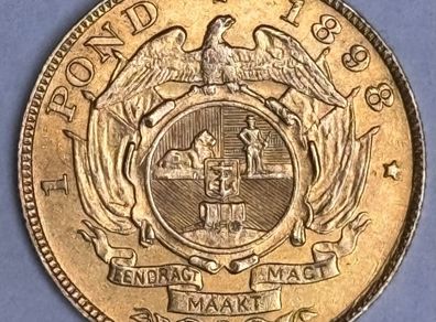 1898 Gold One Pond (8gm) South Africa