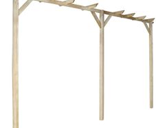 Garden Pergola 400x40x205 cm Wood