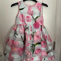 Gorgeous floral special occasion dress for a girl, 122cm (6-7 years)