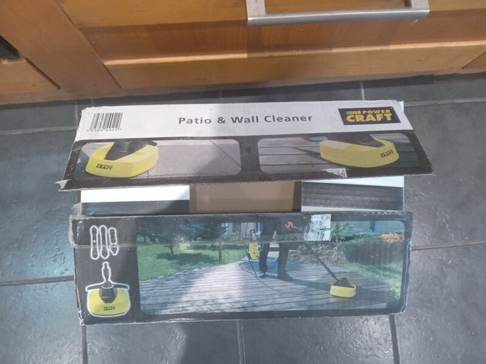 Power craft patio and wall cleaner power washer attachment