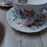 Vintage Aynsley 'Pembroke' Bone China Tea Set - 6 Cups & 6 Saucers - Made in England". Image 7