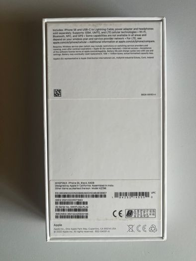 Apple iPhone SE Black - 64GB