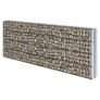 2D Gabion Fence Galvanised Steel 2.008x0.83 m 4 m (Total Length) Grey Image 3